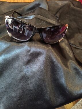 Women's Italy Design Black Gradient Shield Sunglasses